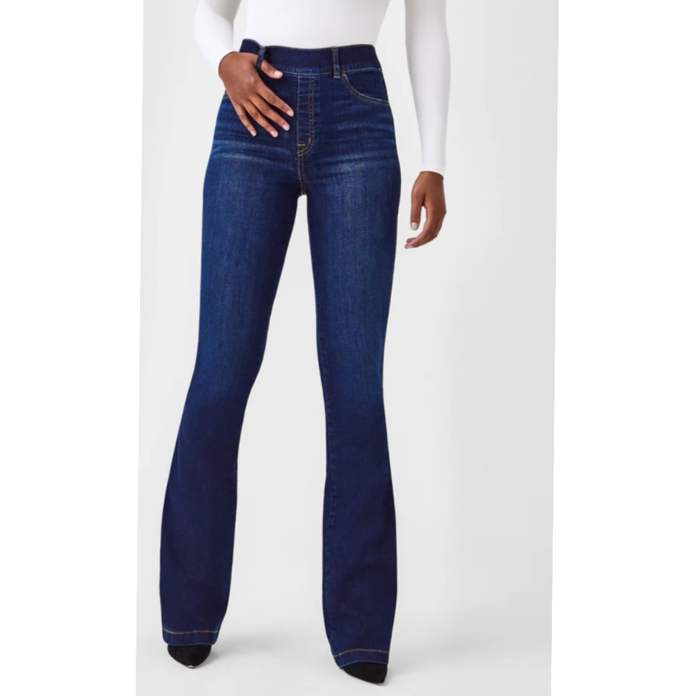Spanx Flare Jeans in Midnight Shade